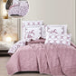 Cozy Reversible Microfiber Bedspread Set | Soft Green & White Floral Bedding with 1 Bedspread, 2 Pillowcases & 2 Shams | OEM Bedding Manufacturer | Bedspread, Quilt & Comforter Factory