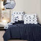 Cozy Reversible Microfiber Bedspread Set | Soft Green & White Floral Bedding with 1 Bedspread, 2 Pillowcases & 2 Shams | OEM Bedding Manufacturer | Bedspread, Quilt & Comforter Factory