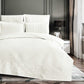 Soft Microfiber Quilted Bedspread Set in Light Gray | Lightweight All-Season Bedding with 1 Bedspread, 2 Pillowcases & 2 Shams | OEM Luxury Bedspread Set | Elegant Bedroom Design for Hotels