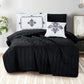 Blue Microfiber Quilted Bedspread Set | Soft All-Season Bedding with 1 Bedspread, 2 Pillowcases & 2 Shams | OEM Luxury Bedspread Set | Elegant Bedroom Design for Hotels