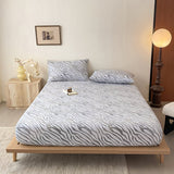 Classic Handwoven Cotton Fitted Sheet - My Store